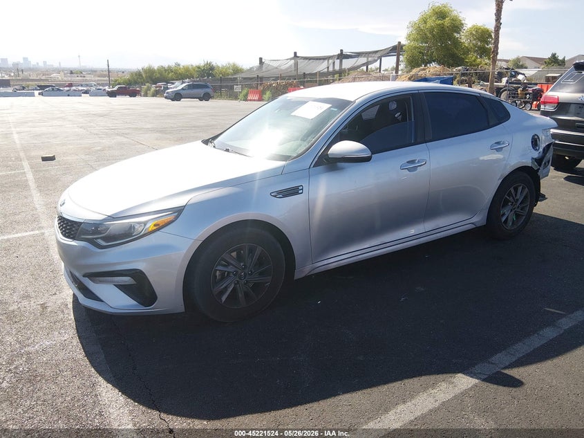 2020 Kia Optima VIN 5XXGT4L35LG395895 IAAI salvage auction — REAR END, Salvage Title, sold $2,800 on 2026-07-17 (photo 2)