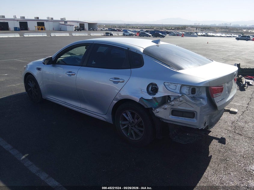 2020 Kia Optima VIN 5XXGT4L35LG395895 IAAI salvage auction — REAR END, Salvage Title, sold $2,800 on 2026-07-17 (photo 3)