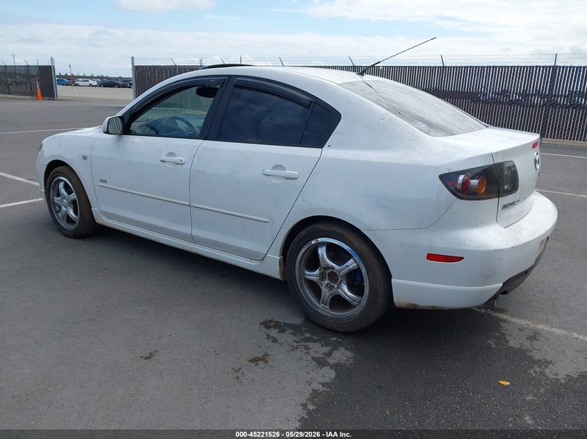 2005 Mazda 3 VIN JM1BK323X51296917 IAAI salvage auction — NORMAL WEAR, Clear - Dealer Only (California), sold $375 on 2026-07-14 (photo 3)