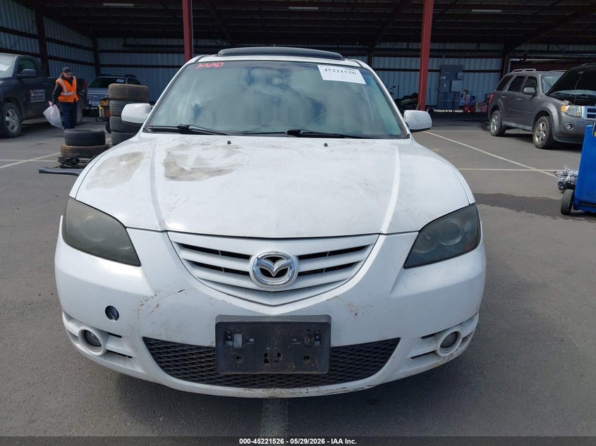 2005 Mazda 3 VIN JM1BK323X51296917 IAAI salvage auction — NORMAL WEAR, Clear - Dealer Only (California), sold $375 on 2026-07-14 (photo 6)