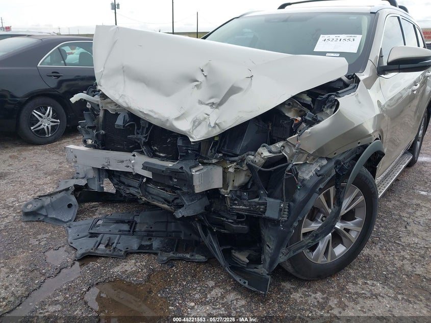 2015 Toyota Highlander VIN 5TDKKRFH5FS050824 IAAI salvage auction — FRONT END, Salvage Title, sold $4,425 on 2026-07-29 (photo 6)