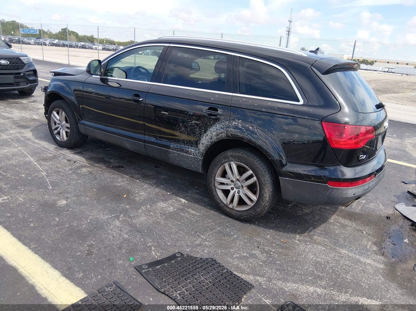 2009 Audi Q7 VIN WA1AY74L29D008675 IAAI salvage auction — RIGHT SIDE, Rebuildable (Florida), sold $375 on 2026-07-09 (photo 3)