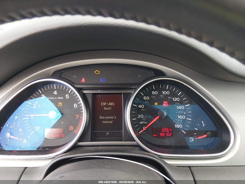 2009 Audi Q7 VIN WA1AY74L29D008675 IAAI salvage auction — RIGHT SIDE, Rebuildable (Florida), sold $375 on 2026-07-09 (photo 7)
