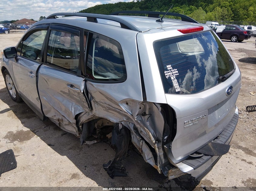 2015 Subaru Forester VIN JF2SJABC1FH821476 IAAI salvage auction — LEFT FRONT, Salvage (West Virginia), sold $1,500 on 2026-07-16 (photo 3)