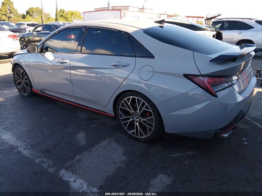 2022 Hyundai Elantra n VIN KMHLW4AK8NU003419 IAAI salvage auction — FRONT END, Salvage Title, sold $4,550 on 2026-07-06 (photo 3)