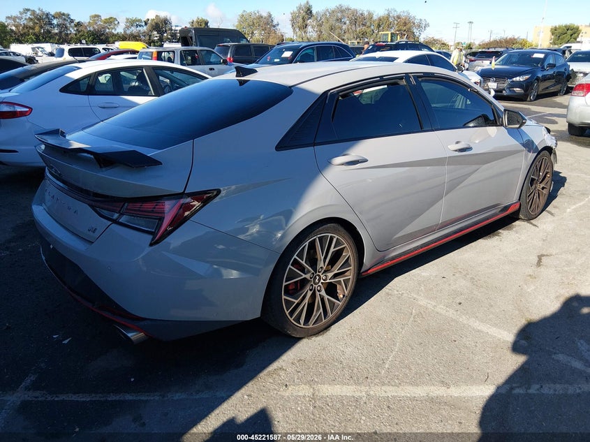 2022 Hyundai Elantra n VIN KMHLW4AK8NU003419 IAAI salvage auction — FRONT END, Salvage Title, sold $4,550 on 2026-07-06 (photo 4)