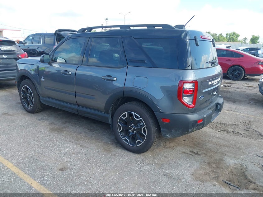 2025 Ford Bronco sport VIN 3FMCR9CN1SRF26957 IAAI salvage auction — ROOF, Salvage Title, sold $9,600 on 2026-07-24 (photo 3)