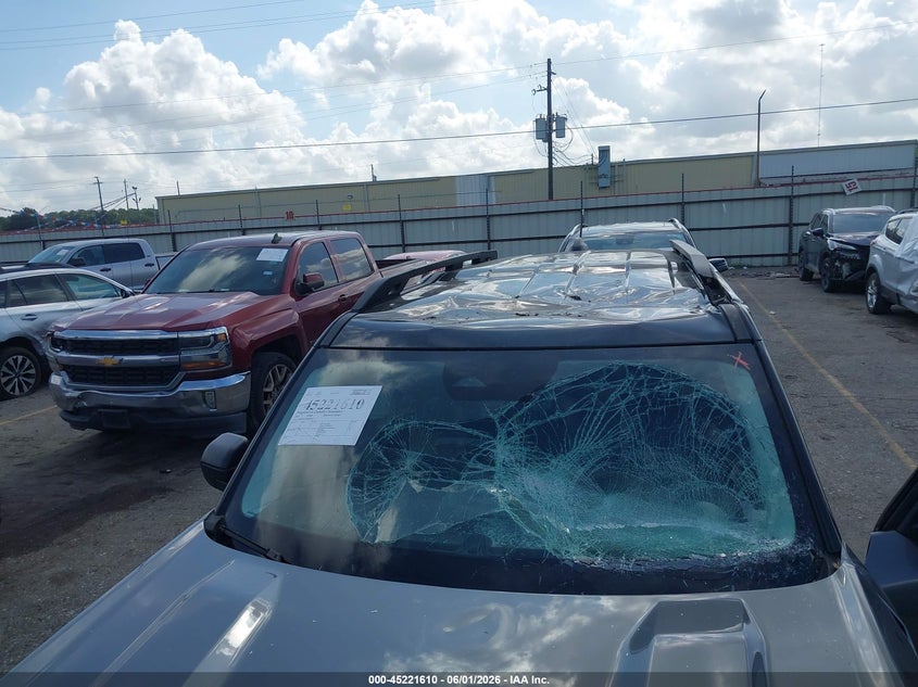 2025 Ford Bronco sport VIN 3FMCR9CN1SRF26957 IAAI salvage auction — ROOF, Salvage Title, sold $9,600 on 2026-07-24 (photo 6)