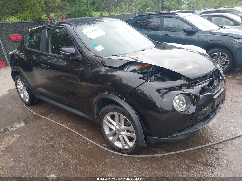 2016 Nissan Juke VIN JN8AF5MV4GT654504 IAAI salvage auction — FRONT END, Salvage Title, sold $1,125 on 2026-07-22 (photo 1)