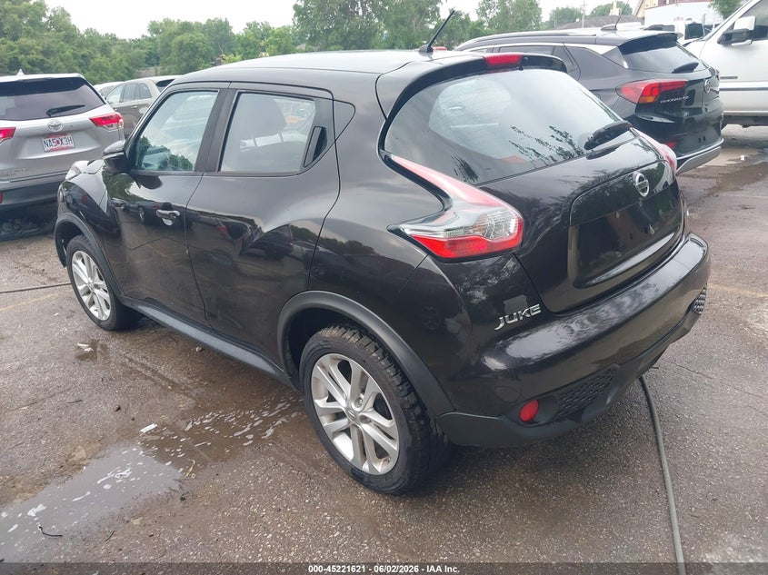 2016 Nissan Juke VIN JN8AF5MV4GT654504 IAAI salvage auction — FRONT END, Salvage Title, sold $1,125 on 2026-07-22 (photo 3)