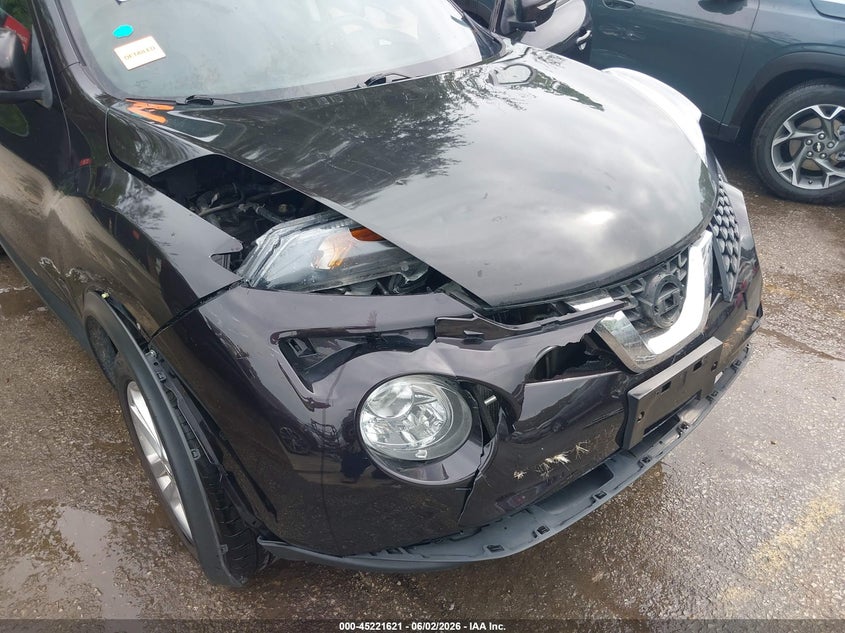 2016 Nissan Juke VIN JN8AF5MV4GT654504 IAAI salvage auction — FRONT END, Salvage Title, sold $1,125 on 2026-07-22 (photo 6)