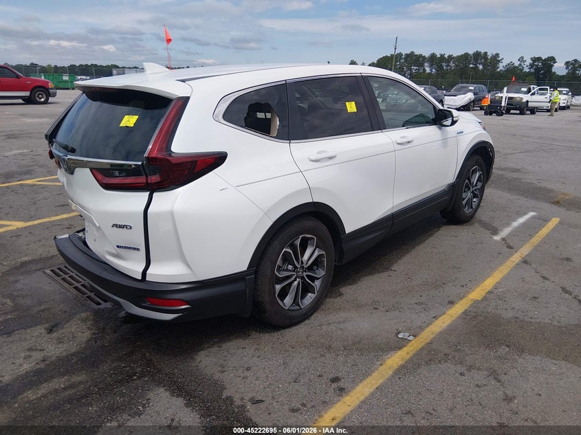2021 Honda Cr-v VIN 7FART6H88ME021654 IAAI salvage auction — LEFT REAR, Salvage (South Carolina), sold $12,100 on 2026-07-29 (photo 4)
