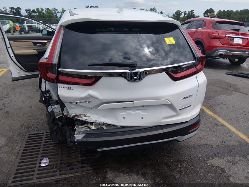 2021 Honda Cr-v VIN 7FART6H88ME021654 IAAI salvage auction — LEFT REAR, Salvage (South Carolina), sold $12,100 on 2026-07-29 (photo 6)