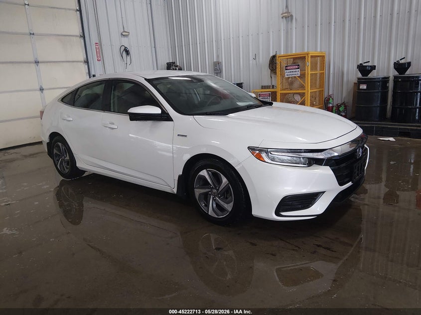 2019 Honda Insight VIN 19XZE4F51KE017824 IAAI salvage auction — HAIL, Salvage (Kansas), sold $8,250 on 2026-07-31 (photo 1)