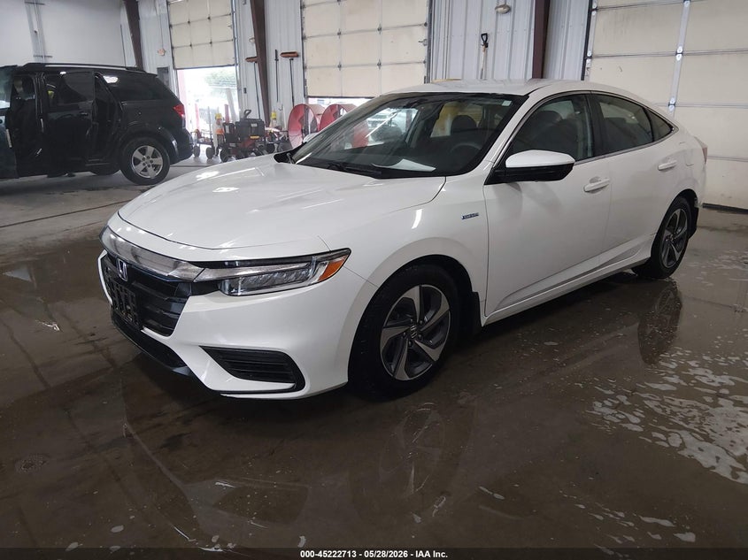 2019 Honda Insight VIN 19XZE4F51KE017824 IAAI salvage auction — HAIL, Salvage (Kansas), sold $8,250 on 2026-07-31 (photo 2)