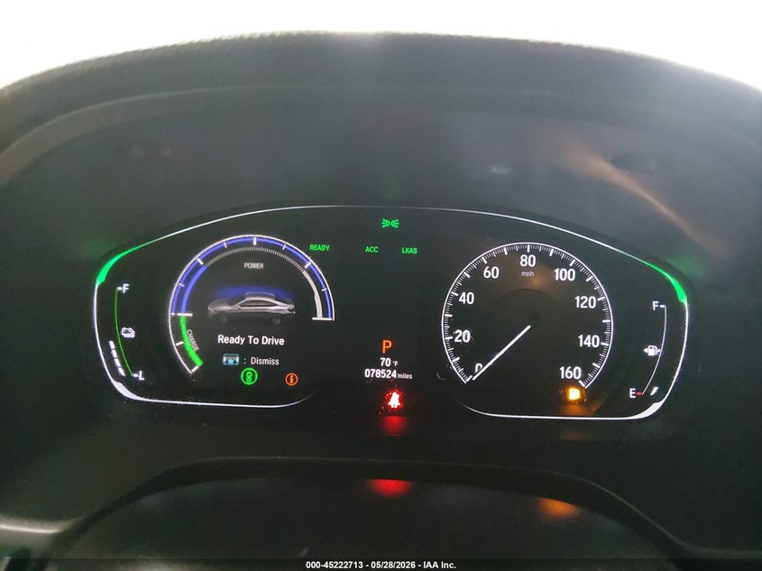 2019 Honda Insight VIN 19XZE4F51KE017824 IAAI salvage auction — HAIL, Salvage (Kansas), sold $8,250 on 2026-07-31 (photo 7)