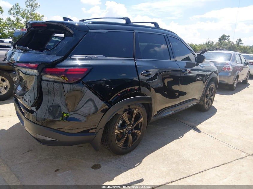 2026 Infiniti Qx60 VIN 5N1AL1HU5TC333141 IAAI salvage auction — REAR END, Salvage (Missouri), sold $18,225 on 2026-07-13 (photo 4)