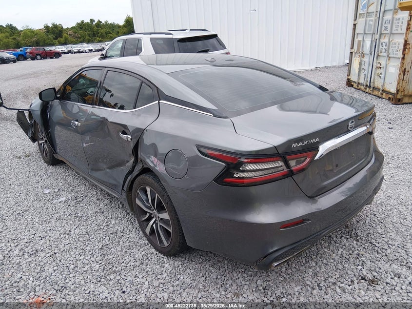 2019 Nissan Maxima VIN 1N4AA6AV1KT360853 IAAI salvage auction — LEFT SIDE, Salvage Title, sold $950 on 2026-07-09 (photo 3)