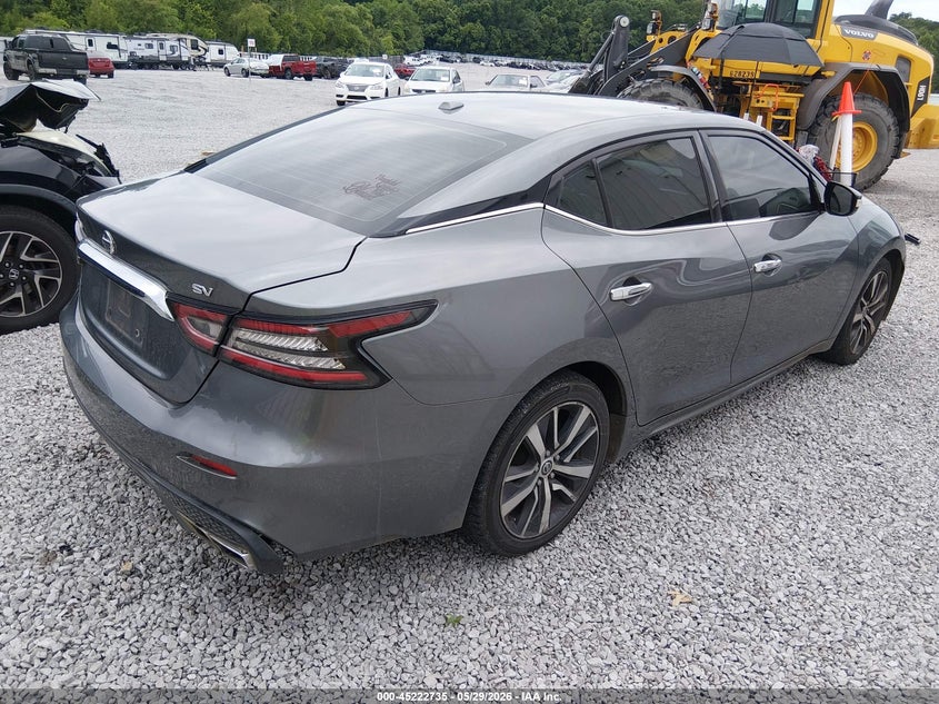 2019 Nissan Maxima VIN 1N4AA6AV1KT360853 IAAI salvage auction — LEFT SIDE, Salvage Title, sold $950 on 2026-07-09 (photo 4)