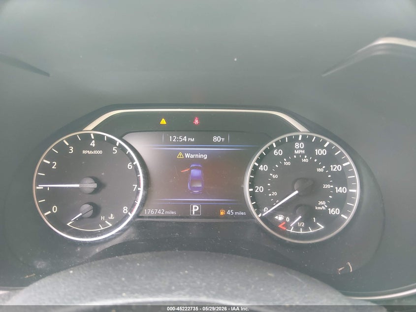 2019 Nissan Maxima VIN 1N4AA6AV1KT360853 IAAI salvage auction — LEFT SIDE, Salvage Title, sold $950 on 2026-07-09 (photo 7)