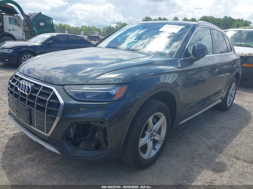 2021 Audi Q5 VIN WA1AAAFY5M2113046 IAAI salvage auction — RIGHT SIDE, Salvage Title, sold $12,100 on 2026-07-09 (photo 2)