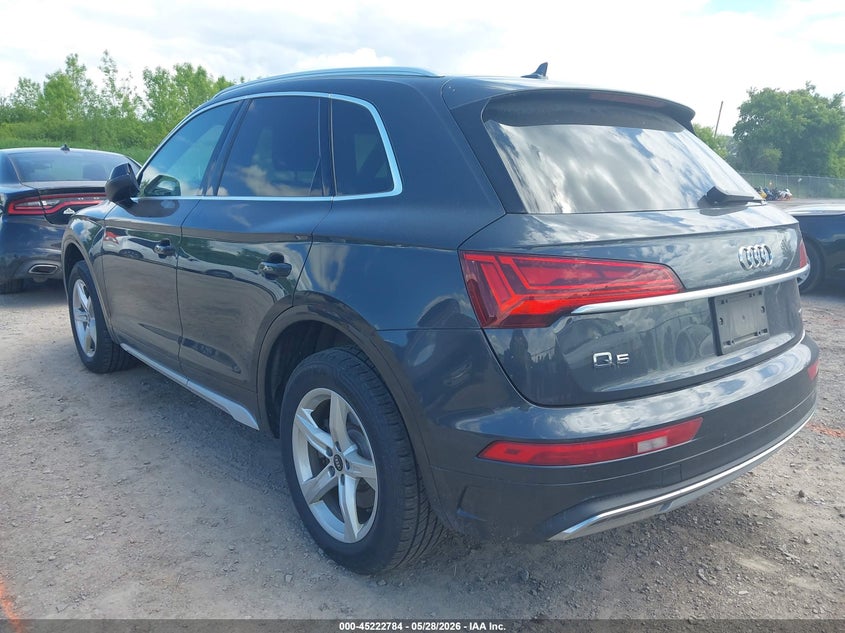 2021 Audi Q5 VIN WA1AAAFY5M2113046 IAAI salvage auction — RIGHT SIDE, Salvage Title, sold $12,100 on 2026-07-09 (photo 3)
