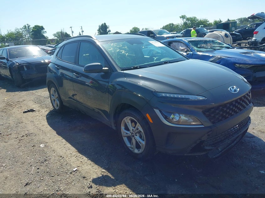 2023 Hyundai Kona VIN KM8K62AB0PU060488 IAAI salvage auction — LEFT REAR, Salvage Title, sold $5,050 on 2026-07-21 (photo 1)