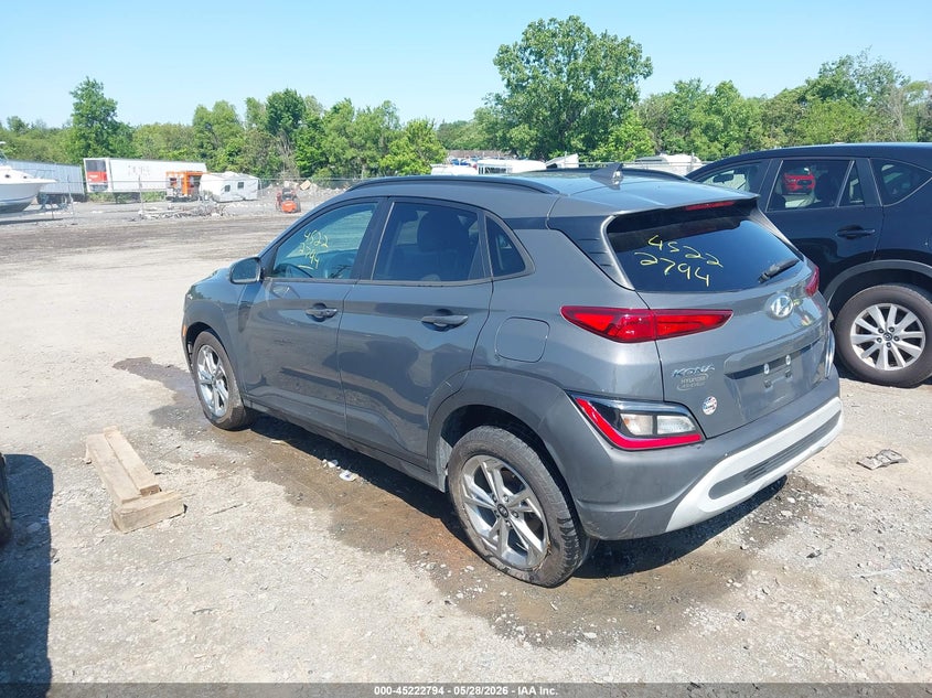 2023 Hyundai Kona VIN KM8K62AB0PU060488 IAAI salvage auction — LEFT REAR, Salvage Title, sold $5,050 on 2026-07-21 (photo 3)