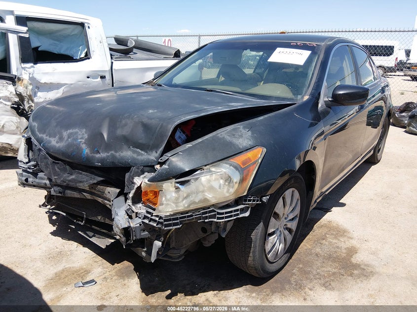2009 Honda Accord VIN JHMCP26399C001843 IAAI salvage auction — FRONT END, Salvage (Texas), sold $325 on 2026-07-22 (photo 2)