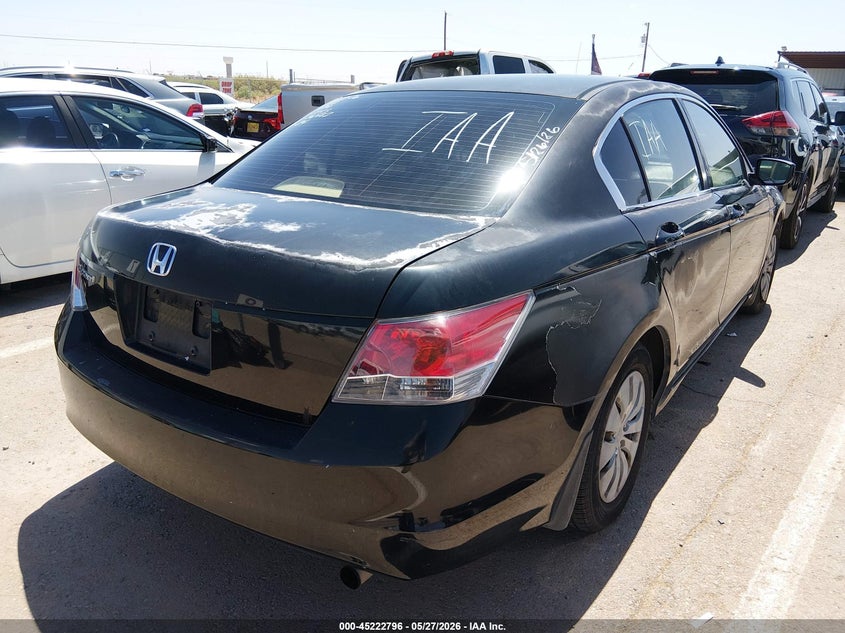2009 Honda Accord VIN JHMCP26399C001843 IAAI salvage auction — FRONT END, Salvage (Texas), sold $325 on 2026-07-22 (photo 4)