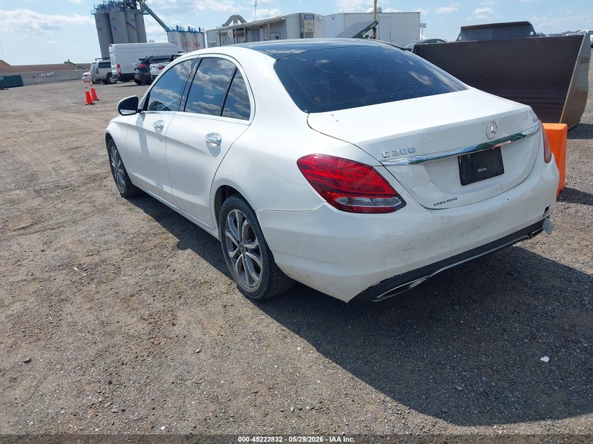 2018 Mercedes-benz C-klasse VIN WDDWF4KB5JR326846 IAAI salvage auction — FRONT END, Mv-907A (New York), sold $25 on 2026-07-28 (photo 3)