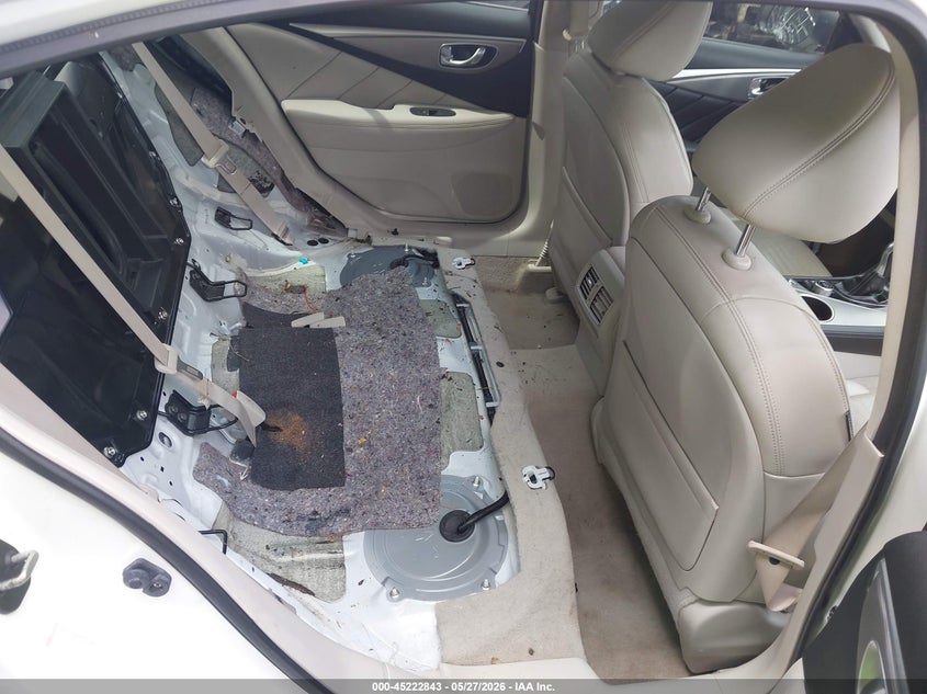 2014 Infiniti Q50 VIN JN1BV7AR4EM685641 IAAI salvage auction — LEFT FRONT, Salvage - Greater Than 75% (Maryland), sold $425 on 2026-07-28 (photo 8)