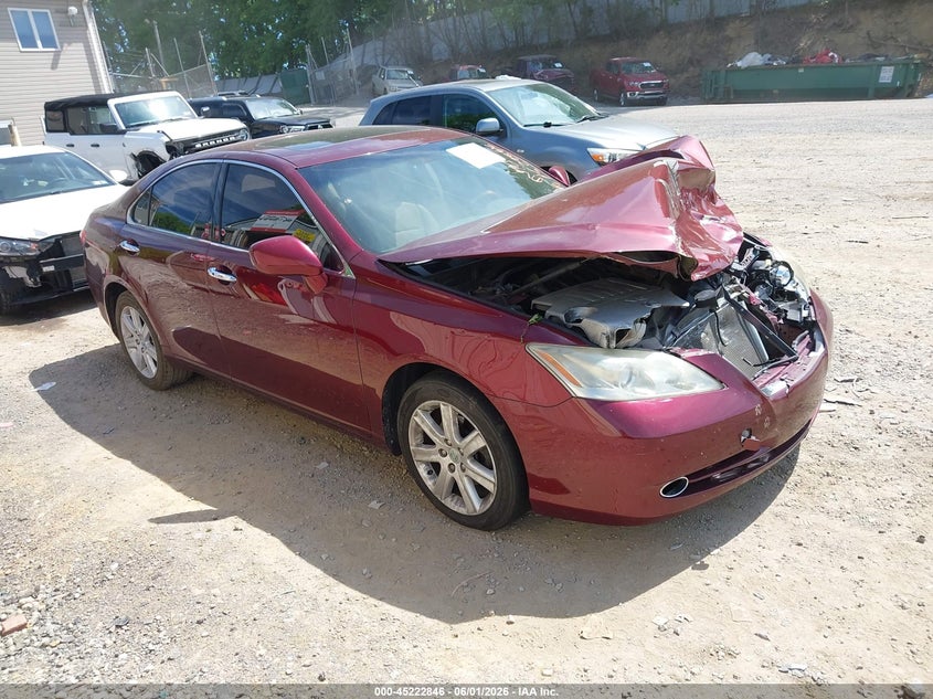 2007 Lexus Es 350 VIN JTHBJ46G772075521 IAAI salvage auction — FRONT END, Salvage (Pennsylvania), sold $300 on 2026-07-14 (photo 1)