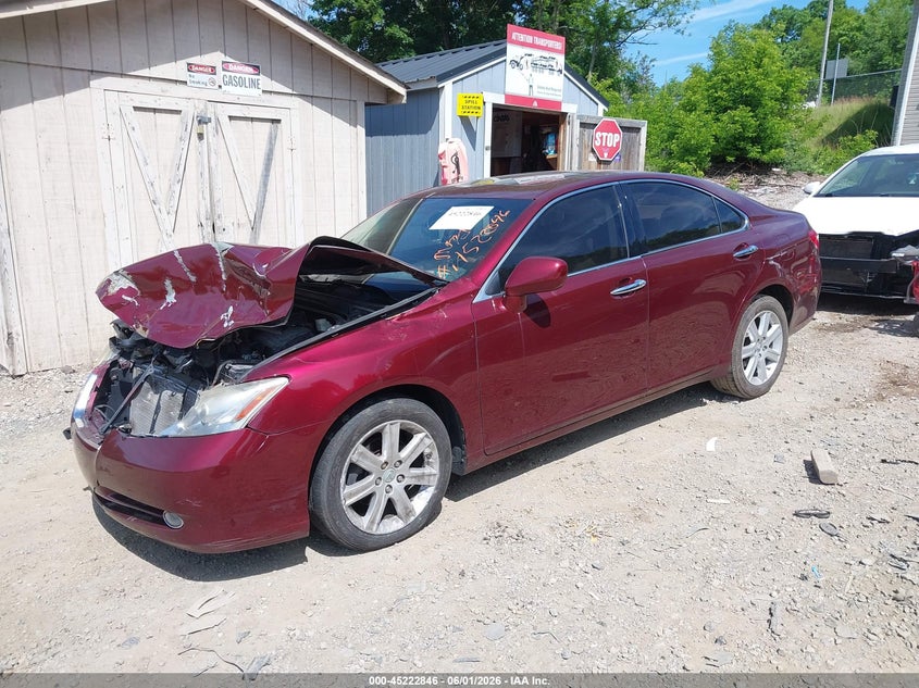 2007 Lexus Es 350 VIN JTHBJ46G772075521 IAAI salvage auction — FRONT END, Salvage (Pennsylvania), sold $300 on 2026-07-14 (photo 2)