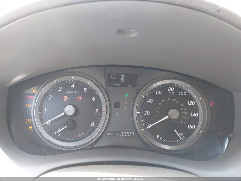 2007 Lexus Es 350 VIN JTHBJ46G772075521 IAAI salvage auction — FRONT END, Salvage (Pennsylvania), sold $300 on 2026-07-14 (photo 7)