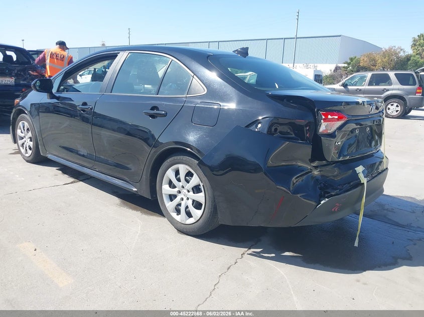 2023 Toyota Corolla VIN 5YFB4MDE8PP034844 IAAI salvage auction — LEFT REAR, Salvage Title, sold $5,500 on 2026-07-29 (photo 3)