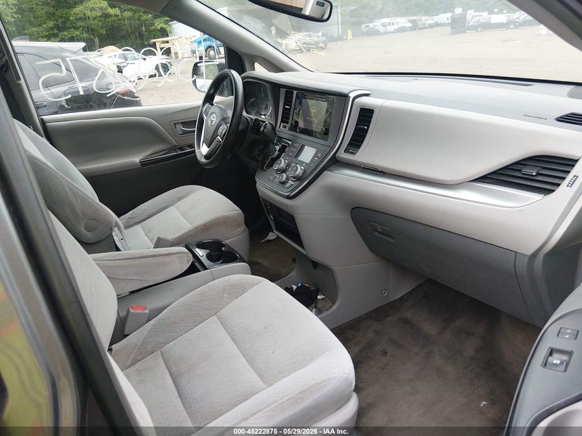 2016 Toyota Sienna VIN 5TDJK3DC6GS135754 IAAI salvage auction — RIGHT FRONT, Salvage (Massachusetts), sold $1,450 on 2026-07-21 (photo 5)
