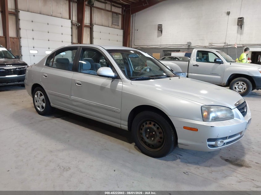 2006 Hyundai Elantra VIN KMHDN46D26U373204 IAAI salvage auction — LEFT FRONT, Clear (New York), sold $400 on 2026-07-08 (photo 1)