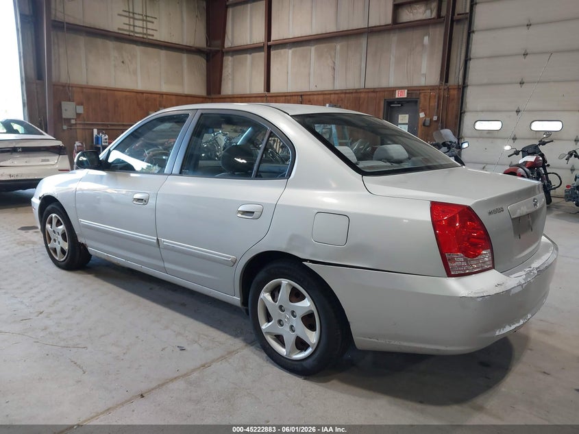 2006 Hyundai Elantra VIN KMHDN46D26U373204 IAAI salvage auction — LEFT FRONT, Clear (New York), sold $400 on 2026-07-08 (photo 3)