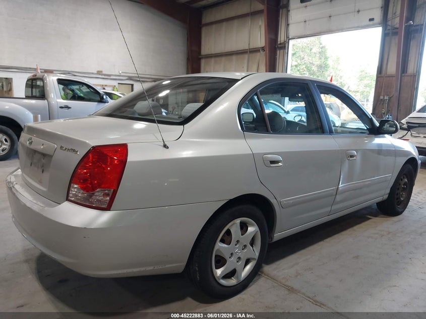 2006 Hyundai Elantra VIN KMHDN46D26U373204 IAAI salvage auction — LEFT FRONT, Clear (New York), sold $400 on 2026-07-08 (photo 4)