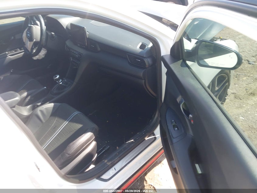 2022 Hyundai Veloster VIN KMHT36AH8NU014137 IAAI salvage auction — FRONT END, Salvage (Texas), sold $1,250 on 2026-07-29 (photo 5)