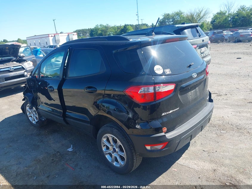 2021 Ford Ecosport VIN MAJ6S3GL8MC436868 IAAI salvage auction — FRONT END, Salvage Title, sold $625 on 2026-07-14 (photo 3)