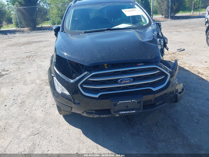 2021 Ford Ecosport VIN MAJ6S3GL8MC436868 IAAI salvage auction — FRONT END, Salvage Title, sold $625 on 2026-07-14 (photo 6)