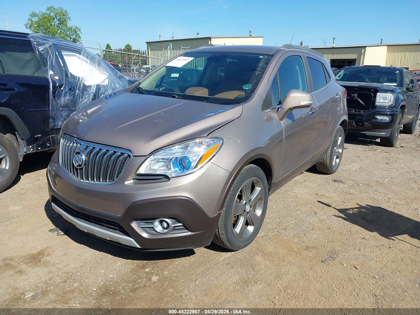 2014 Buick Encore VIN KL4CJCSB7EB532104 IAAI salvage auction — RIGHT FRONT, Salvage Title, sold $1,350 on 2026-07-23 (photo 2)