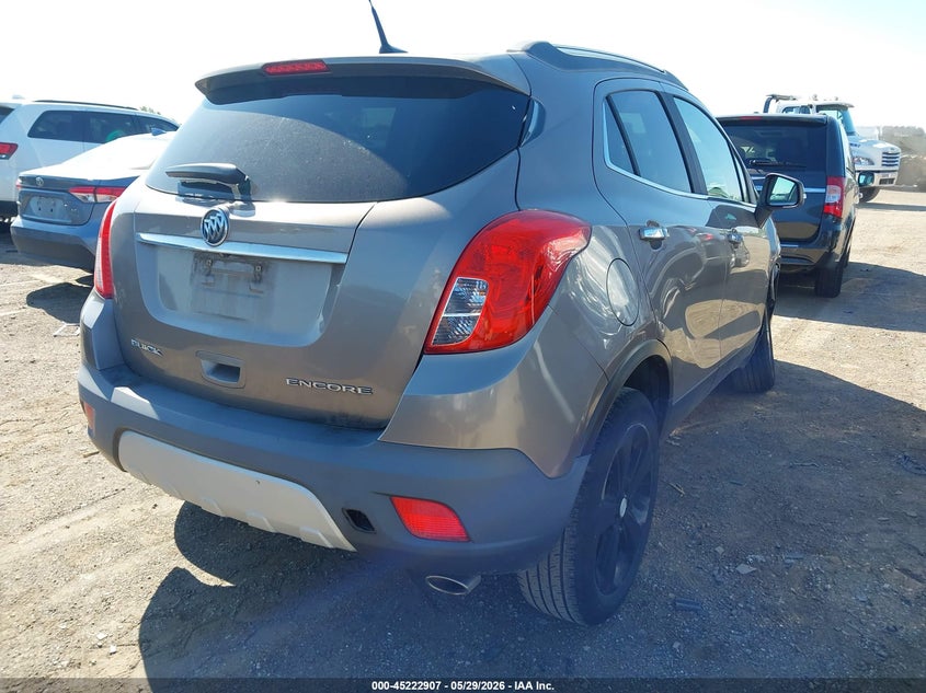 2014 Buick Encore VIN KL4CJCSB7EB532104 IAAI salvage auction — RIGHT FRONT, Salvage Title, sold $1,350 on 2026-07-23 (photo 4)