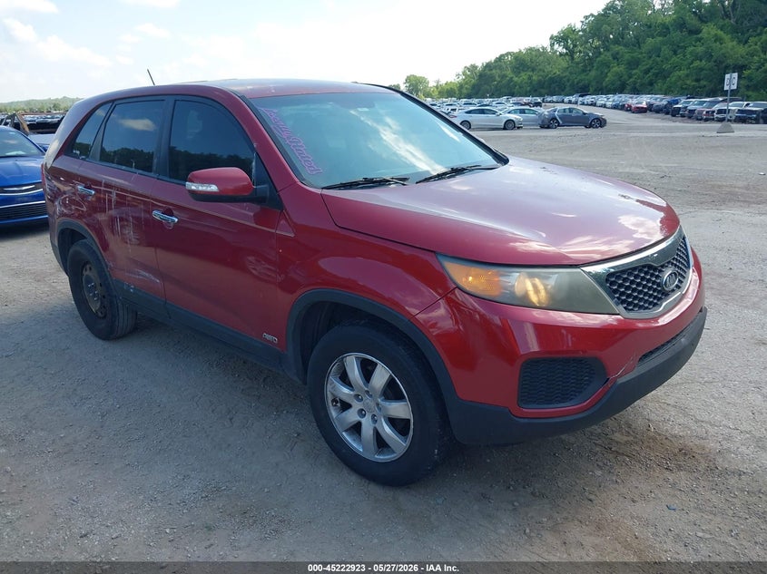 2011 Kia Sorento VIN 5XYKTCA15BG088386 IAAI salvage auction — NORMAL WEAR, Clear (Kansas), sold $750 on 2026-07-15 (photo 1)