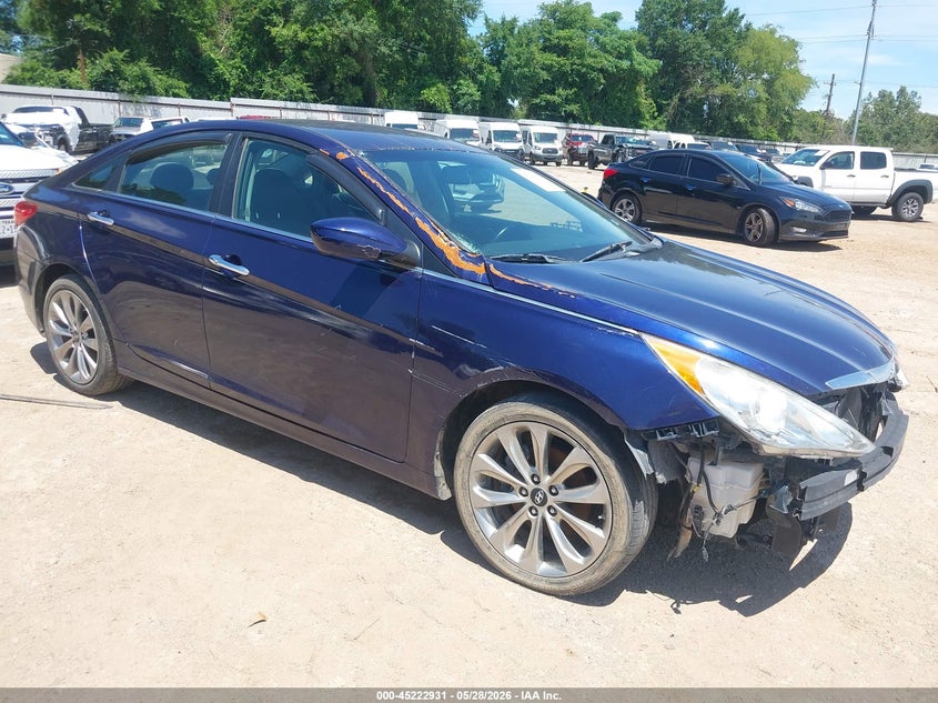 2013 Hyundai Sonata VIN 5NPEC4AC0DH555794 IAAI salvage auction — FRONT END, Original (Texas), sold $975 on 2026-08-02 (photo 1)
