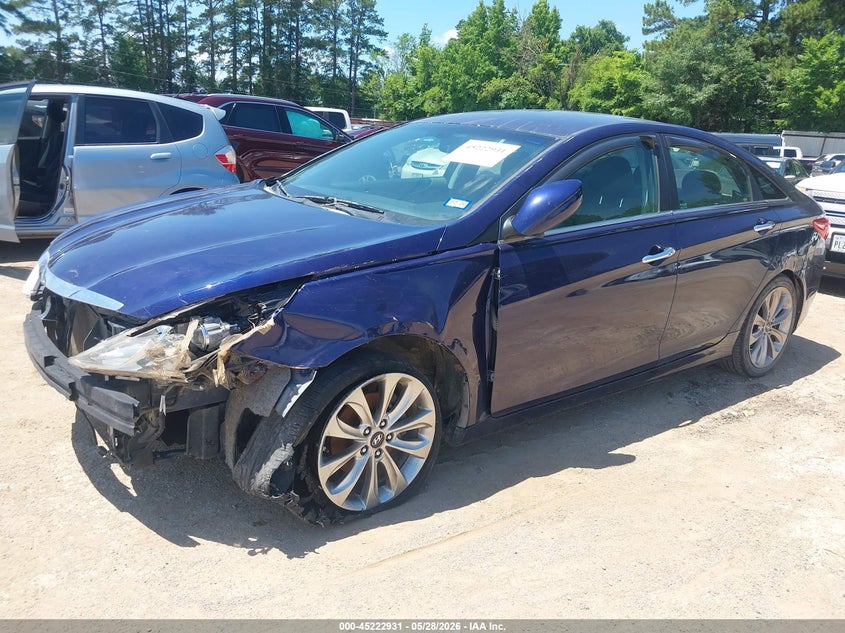2013 Hyundai Sonata VIN 5NPEC4AC0DH555794 IAAI salvage auction — FRONT END, Original (Texas), sold $975 on 2026-08-02 (photo 2)