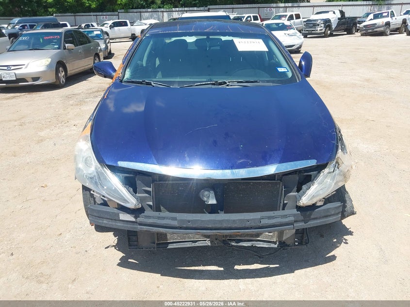 2013 Hyundai Sonata VIN 5NPEC4AC0DH555794 IAAI salvage auction — FRONT END, Original (Texas), sold $975 on 2026-08-02 (photo 6)