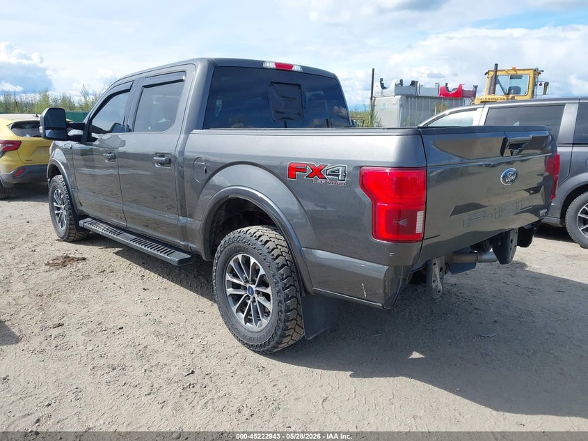 2018 Ford F-150 VIN 1FTEW1EG0JKC85594 IAAI salvage auction — REAR END, Salvage Title, sold $13,800 on 2026-07-05 (photo 3)
